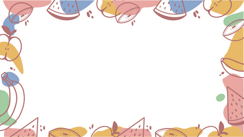 Flat Fruit Design Border on Transparent Background - Download Free Stock Videos Pikwizard.com