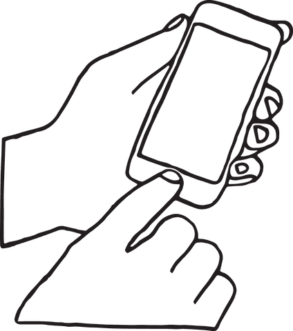 Minimalistic Hand Holding Smartphone on Transparent Background - Download Free Stock Videos Pikwizard.com