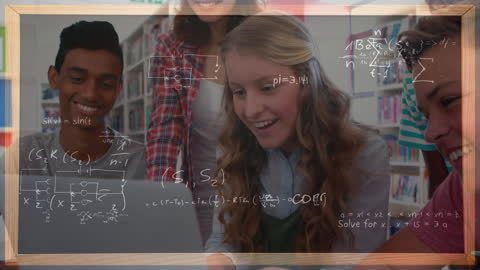 Students Engaging in Collaborative Learning with Digital Interface