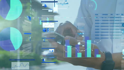 Doctor Analyzing Digital Healthcare Analytics On Tablet