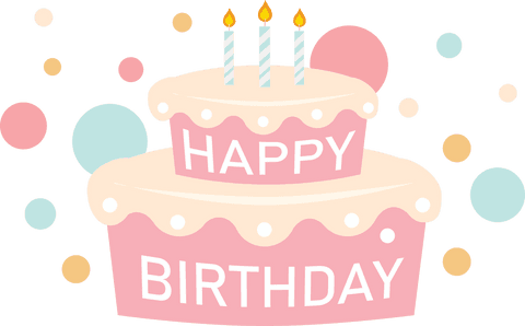 pink birthday cake with candles on transparent background - Download Free Stock Videos Pikwizard.com