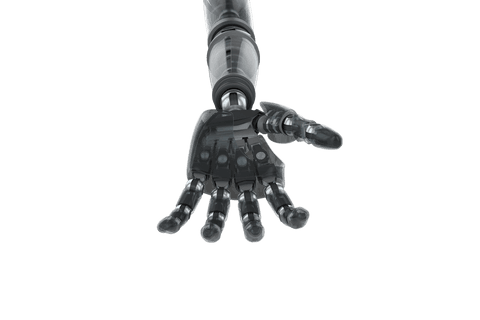 Digital Vector Futuristic Robotic Hand on Transparent Background - Download Free Stock Videos Pikwizard.com
