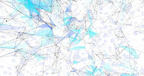 Abstract Network of Connections Over Bubbles - Download Free Stock Images Pikwizard.com
