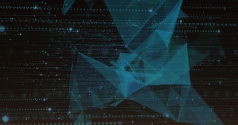 futuristic blue geometric shapes on digital background - Download Free Stock Images Pikwizard.com