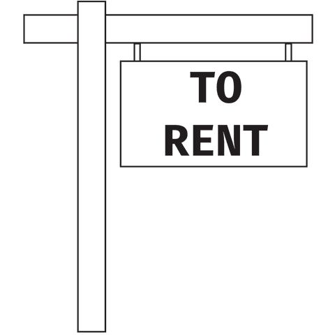 Transparent Property Market Sign with TO RENT Text - Download Free Stock Videos Pikwizard.com