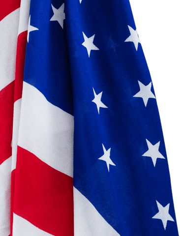 Close-Up of Stars on American Flag with Transparent Effect - Download Free Stock Videos Pikwizard.com