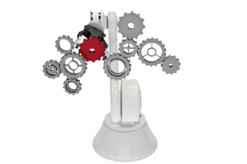 Robotic Hand with Moving Gears on Transparent Background - Download Free Stock Videos Pikwizard.com