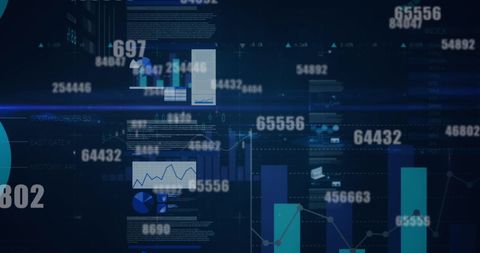 Abstract Visualization of Financial Data and Digital Analysis - Download Free Stock Images Pikwizard.com