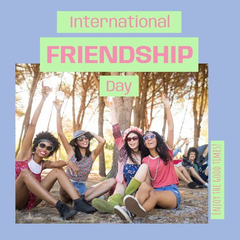 diverse women celebrating friendship at outdoor festival - Download Free Stock Templates Pikwizard.com