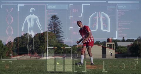 Soccer training integrated with bio-metrics and technology