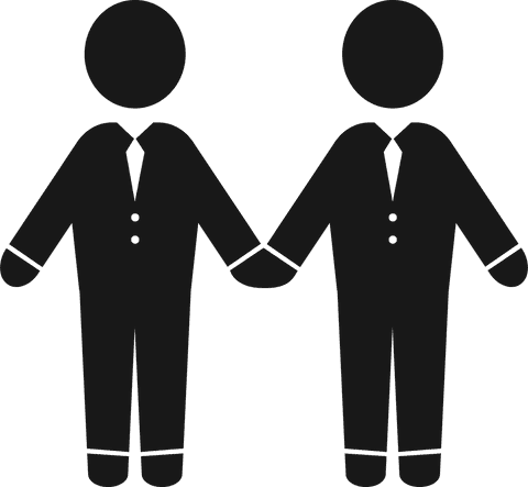 Two Business Figures in Transparent Leadership Symbol - Download Free Stock Videos Pikwizard.com