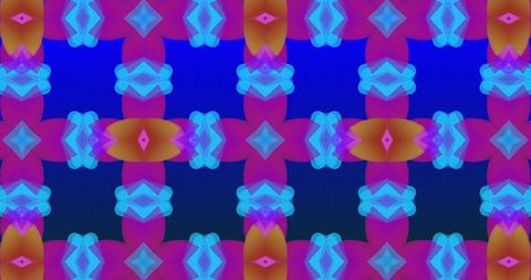 Colorful Kaleidoscope Pattern with Hypnotic Motion on Blue Background - Download Free Stock Images Pikwizard.com