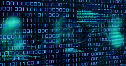 Digital Binary Code Background Concept for Data Processing - Download Free Stock Images Pikwizard.com