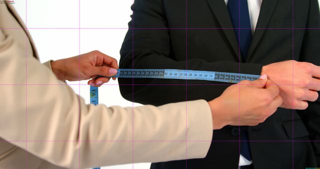 Tailor Measuring Businessman for Custom Suit - Download Free Stock Images Pikwizard.com