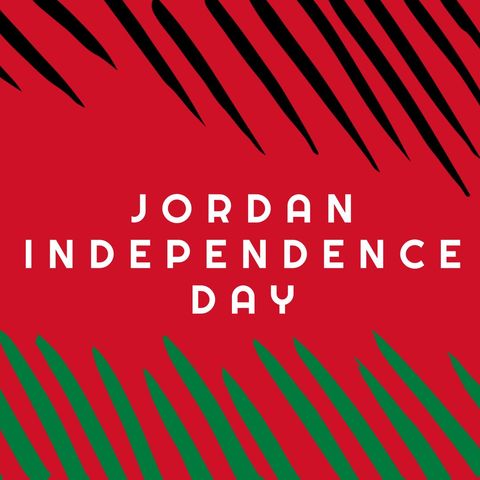 Jordan Independence Day Celebration Design - Download Free Stock Templates Pikwizard.com