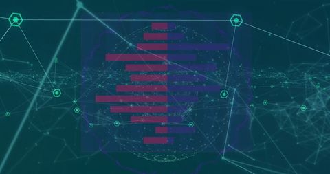 Digital Global Connections and Data Processing Concepts - Download Free Stock Images Pikwizard.com