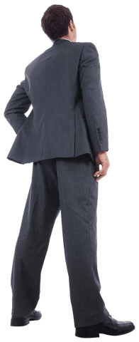 Businessman Standing with Hand on Hip in Confident Pose Transparent - Download Free Stock Videos Pikwizard.com