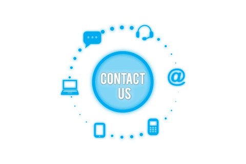 Transparent Contact Us Icon with Network of Communication Media - Download Free Stock Videos Pikwizard.com