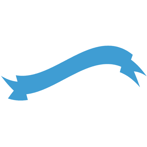Blue Ribbon with Copy Space on Transparent Background Vector - Download Free Stock Videos Pikwizard.com