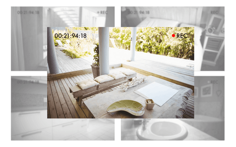 transparent interface view of intelligent house security system - Download Free Stock Videos Pikwizard.com