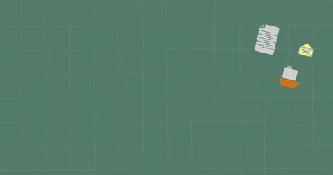 creative learning icons on green grid background - Download Free Stock Images Pikwizard.com