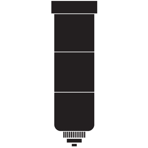 Black Paint Tube Illustration on Transparent Background for Creative Projects - Download Free Stock Videos Pikwizard.com