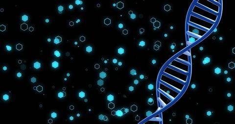 3D Rendering DNA Helix with Glowing Light Particles - Download Free Stock Images Pikwizard.com