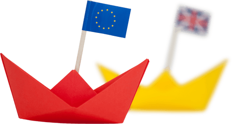 transparent paper boats with european and union flags close-up - Download Free Stock Videos Pikwizard.com