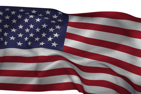 waving usa flag on transparent background symbolizing american patriotism - Download Free Stock Videos Pikwizard.com
