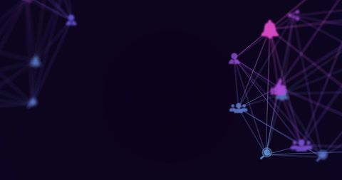 Abstract Digital Network with Social Connection Elements - Download Free Stock Images Pikwizard.com