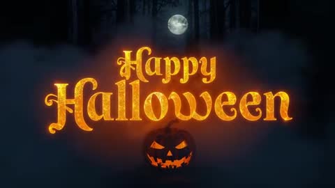 Halloween Animation Journey Full Moon Darkness