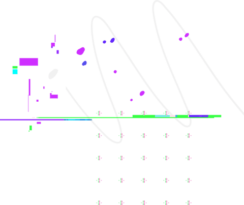 modern white loops and neon fragments on transparent background - Download Free Stock Videos Pikwizard.com