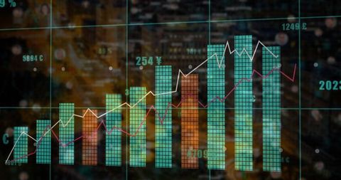 Modern Financial Analytics Dashboard with Data Visualizations