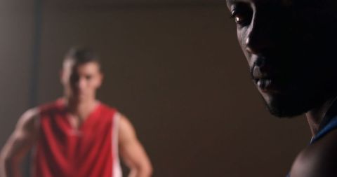 Intense Basketball Match Between Determined Athletes - Download Free Stock Images Pikwizard.com