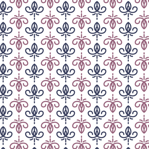 elegant purple and blue florals pattern on transparent background - Download Free Stock Videos Pikwizard.com