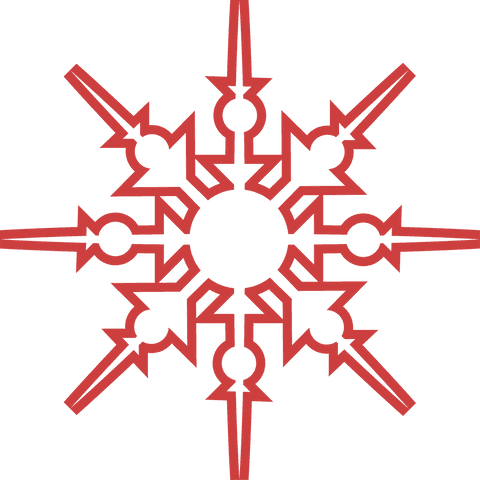 Red Snowflake Pattern on Transparent Background Design Element - Download Free Stock Videos Pikwizard.com