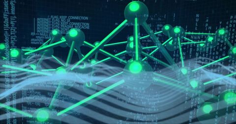 Digital Neural Networks Intertwined With DNA and Data Processing - Download Free Stock Images Pikwizard.com