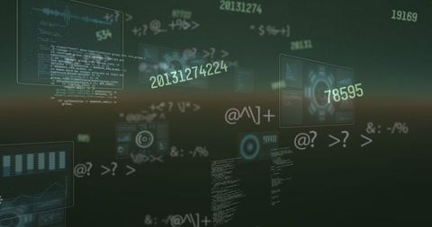 Digital Data Stream in Virtual Reality Interface - Download Free Stock Images Pikwizard.com