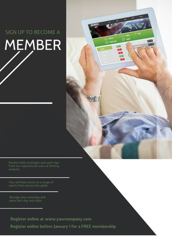 sign up page display on digital tablet in relaxed setting - Download Free Stock Templates Pikwizard.com