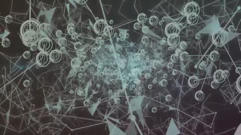 Futuristic Digital Network with Glowing Nodes and Connections