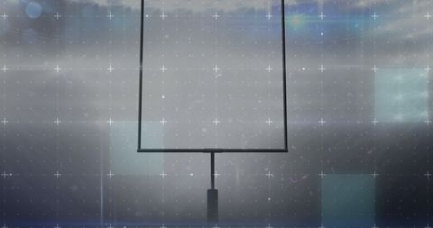 Digital Overlay on Sports Stadium Background