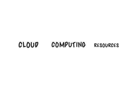 digital cloud computing resources text on transparent - Download Free Stock Videos Pikwizard.com