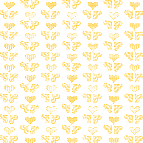 Yellow Heart Pattern Background on Transparent - Download Free Stock Videos Pikwizard.com