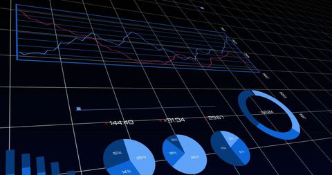 Digital Financial Data Interface Surrounding Global Network Concepts - Download Free Stock Images Pikwizard.com