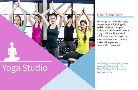 Yoga Class in Serene Group Synchronization Promoting Wellness - Download Free Stock Templates Pikwizard.com