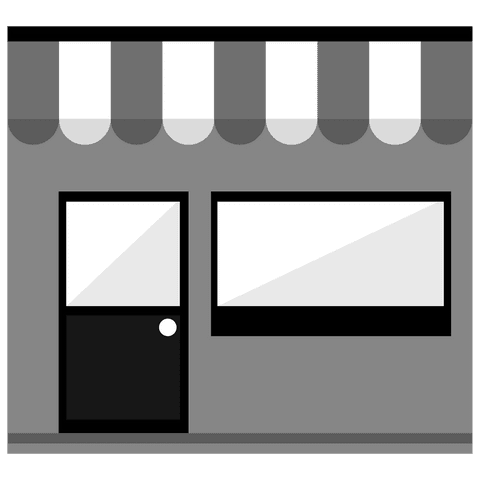 Transparent Shop Front Vector Illustration with Awning - Download Free Stock Videos Pikwizard.com
