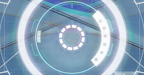 Futuristic Digital Scanning Interface with Scope and Data Display - Download Free Stock Images Pikwizard.com