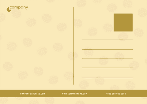 transparent background beige postcard mockup illustration - Download Free Stock Videos Pikwizard.com