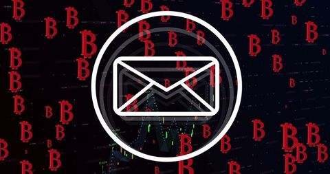 Bitcoin and email framework with data processing background