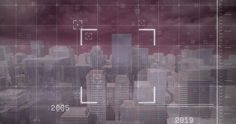 digital technology and data processing over cityscape - Download Free Stock Images Pikwizard.com
